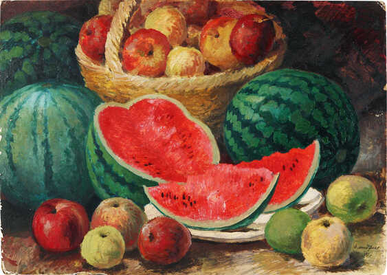 Андреев Владимир Александрович. Натюрморт с арбузом